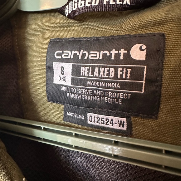 Ladies Carhartt Bomber - Olive - Small - Picture 3 of 4